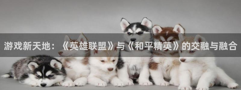 天美娱乐手机网页版登录：游戏新天地：《英雄联盟》与《和平精英